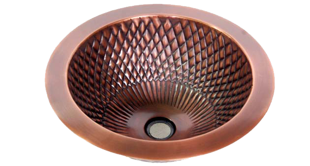 Copper Bar Round Sinks