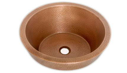 SEMI-RECESSED COPPER SINK