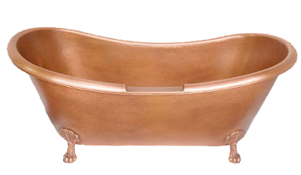 Clawfoot Bathtub with Tap Deck